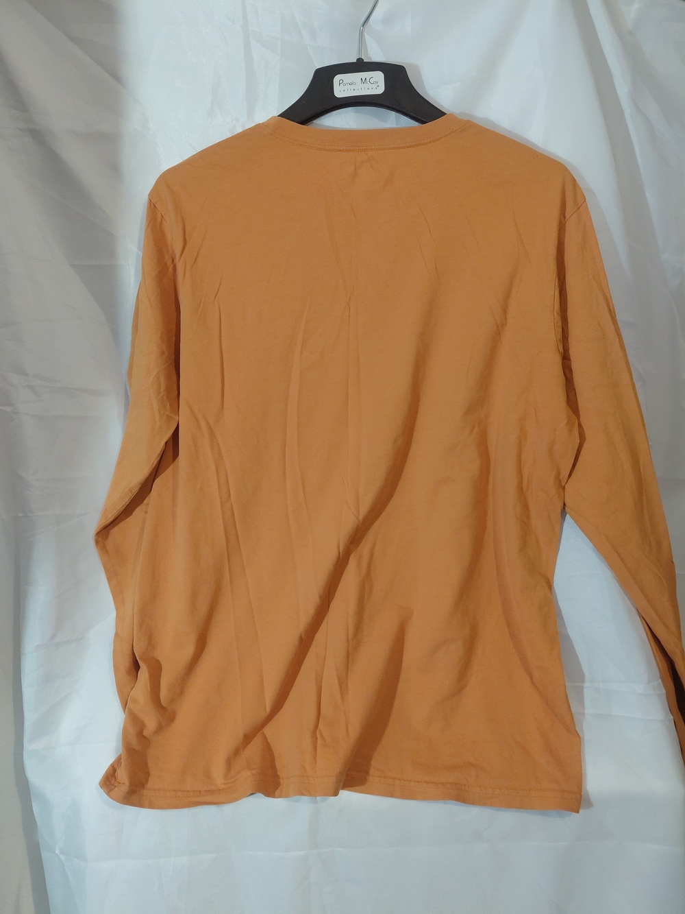 Under Armour Orange Long-Sleeve Tee with Dark Gray Tree Logo - Picture 9 of 9